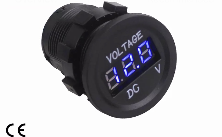 Voltmeter (12-24VDC)