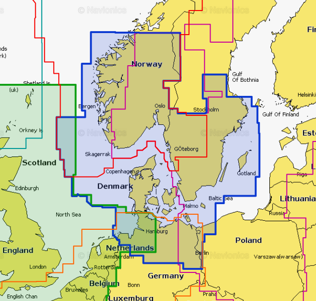 Navionics Update 45XG - Danmark (SD/MSD)
