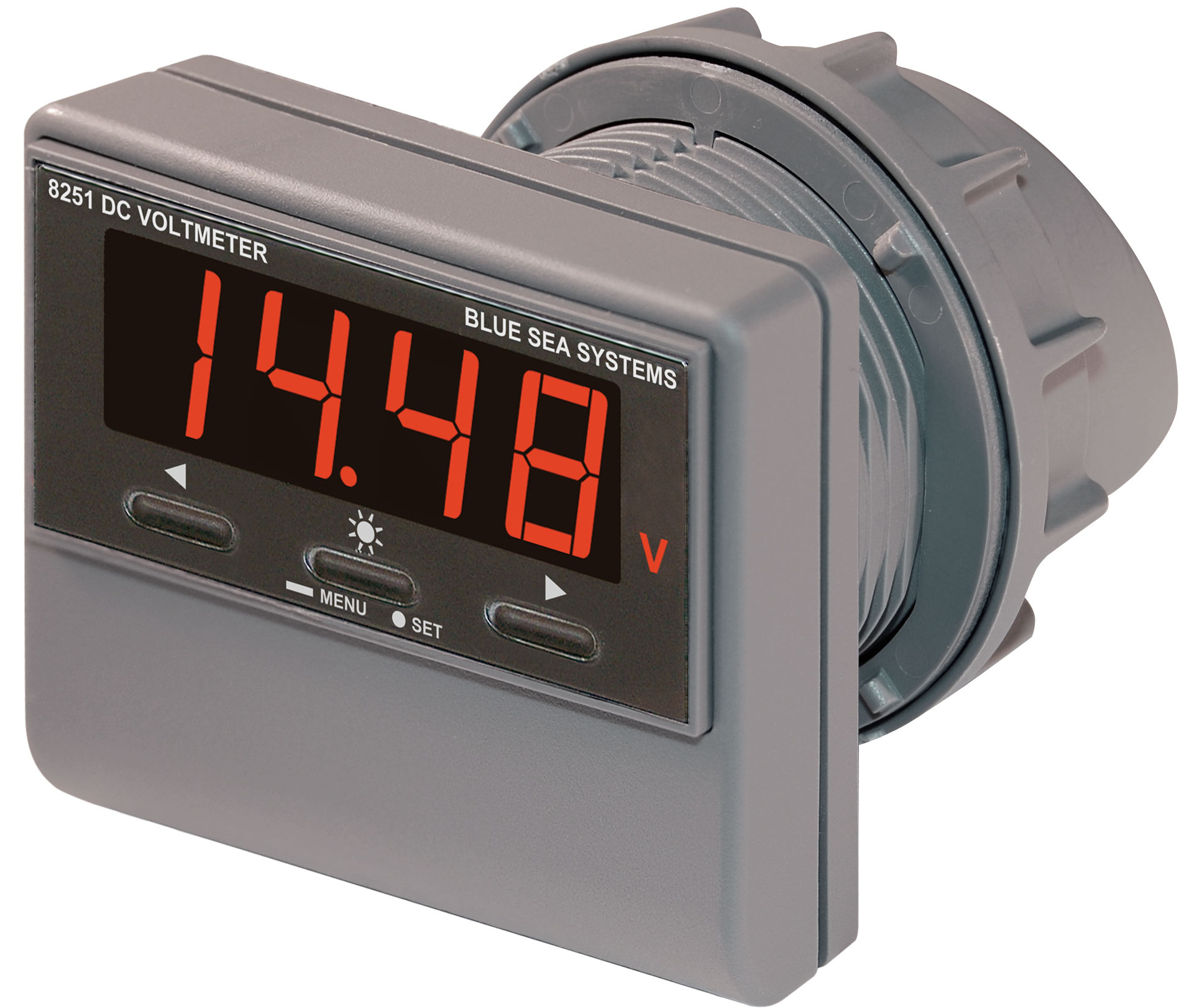 DC Digitalt Voltmeter Med Alarm