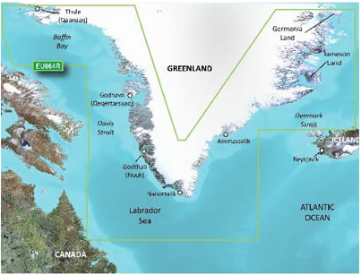 BlueChart G3 HXEU 064R - Grønland