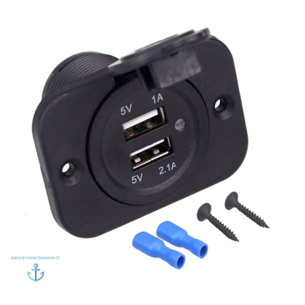 Dobbelt USB