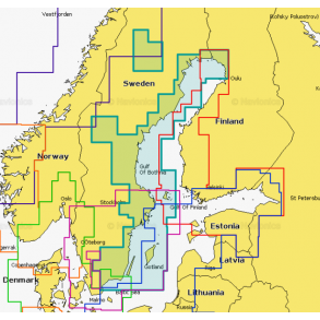 Navionics Platinum 13P+ Skort over Sverige - st