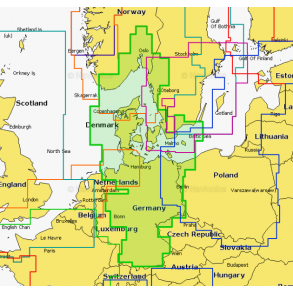 Navionics Platinum 15P+ Skort over Oslo til Danmark