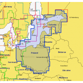 Navionics Platinum 16P+ Skort over Den Bodniske Bugt