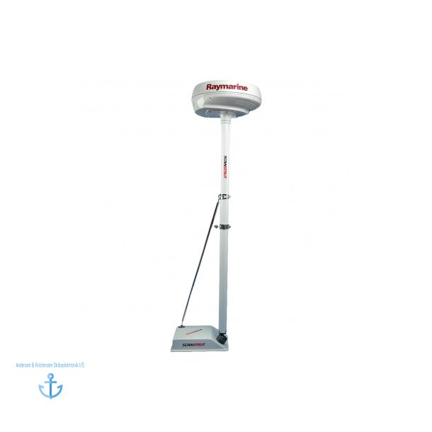 SC102 2,5m Radarmast beslag til Raymarine, Garmin og Navico Radomer