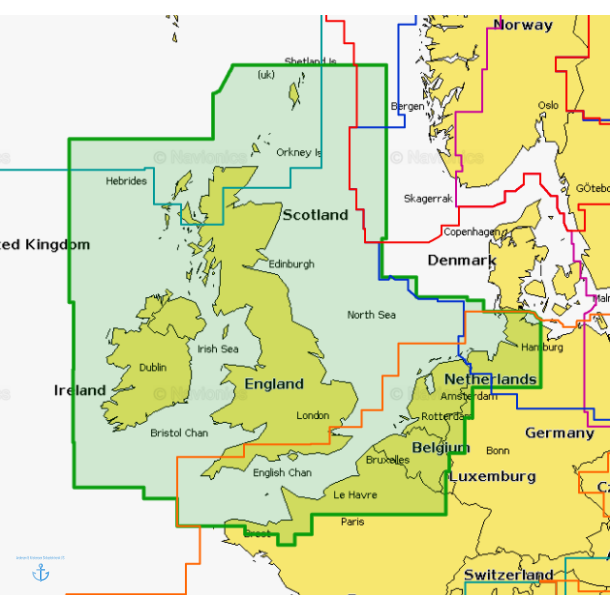 Navionics Plus 28XG - UK, Irland mv. (SD/MSD)