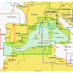 Navionics Platinum 32P+ Skort over Iberien