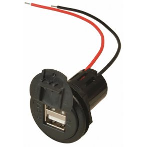USD 5D 12/24V ( 5V - 2 x 2500mA ) Med beskyttelses-lg