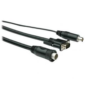 e serie 5m Video ud tilbehørs kabel til e9x/e12x - 1 video ind 1 video ud VGA