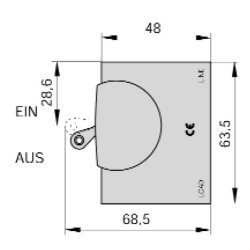 Hydraulisk/magnetisk afbryder