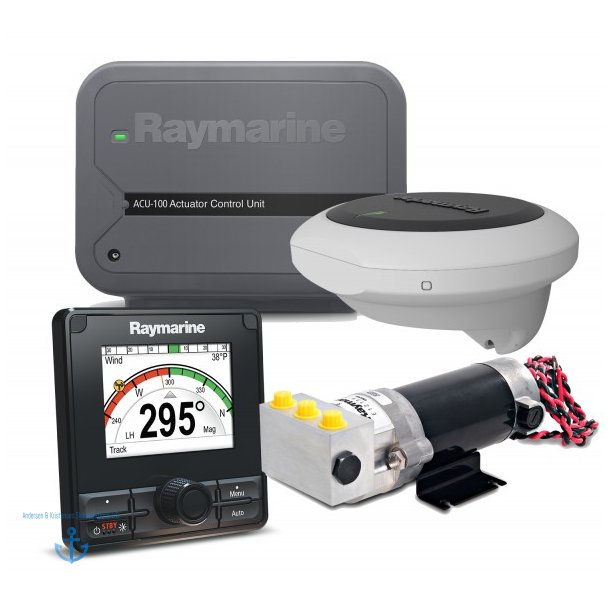 Evolution Hydraulik Pilot Pakke med p70RS display, ACU-100 &amp; 0,5 ltr Hydraulik Pumpe.