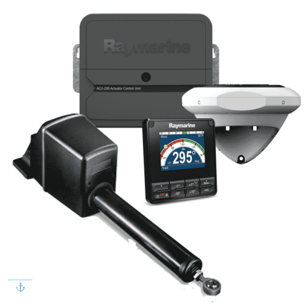 Evolution autopilot med p70S display, ACU-200 og type 1 liner drev.
