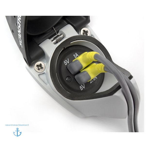 Scanstrut vandtt USB ladestik 12-24V 3,1A