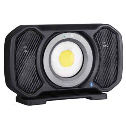 Genopladelig LED Arbejdslampe Med Bluetooth Hjttaler