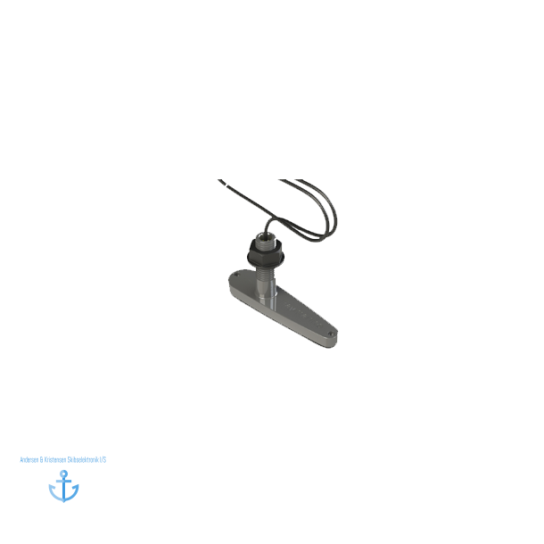 CPT-110 Plastik Genf. CHIRP Transducer, dybde &amp; temp. Tilsluttes direkte. ( Passer til CP 100 )