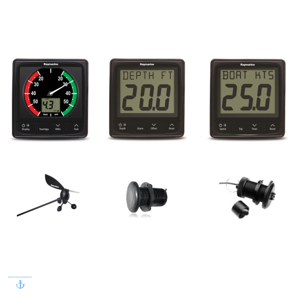 PAKKELSNING: Raymarine i50 &amp; i60 Vind-, Fart- og Dybde System