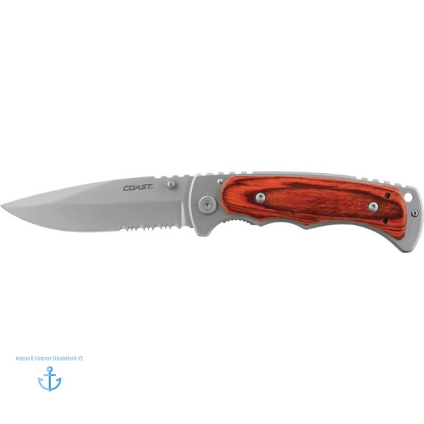 COAST Foldekniv Med Tr Skaft