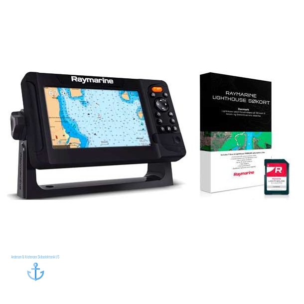 Element 9 HV inkl. Lighthouse Nordeuropa S�kort + HV-100 Transducer