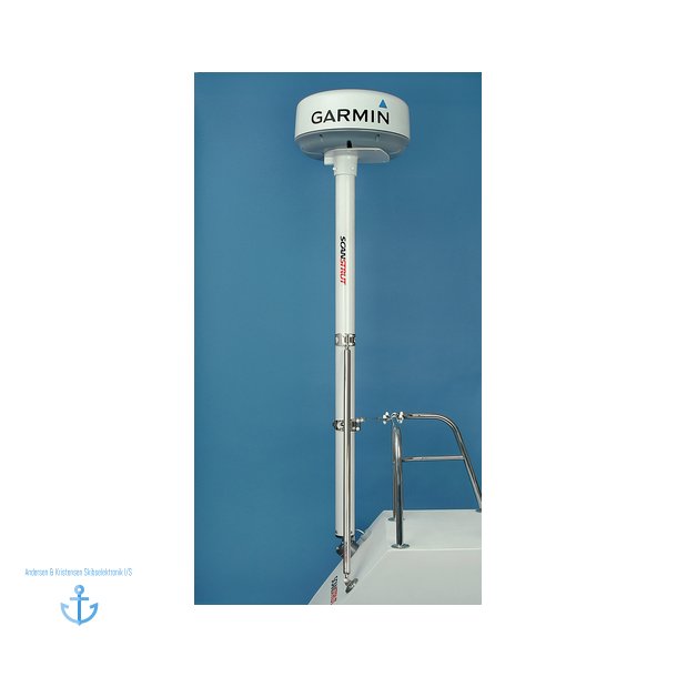 SC102 2,5m Radarmast beslag til Raymarine, Garmin og Navico Radomer