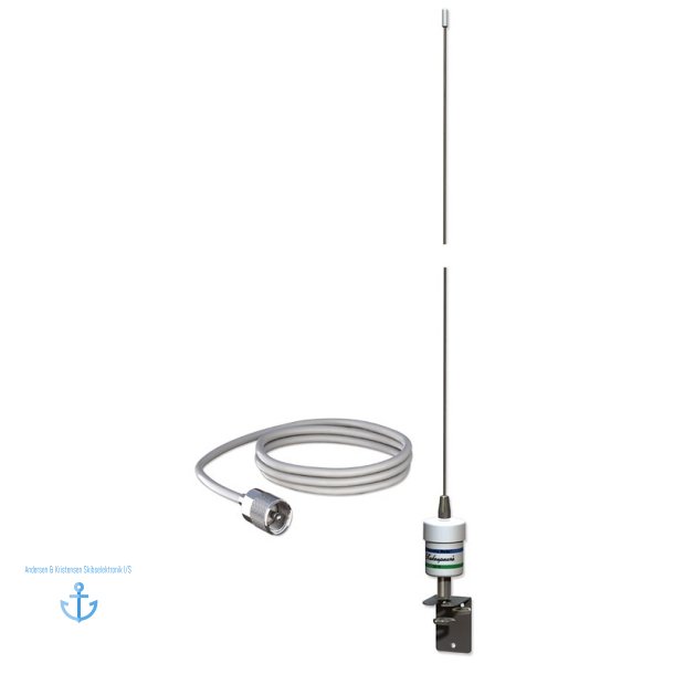 Shakespeare 5215-C-X (Squatty-Buddy) mastetops VHF antenne