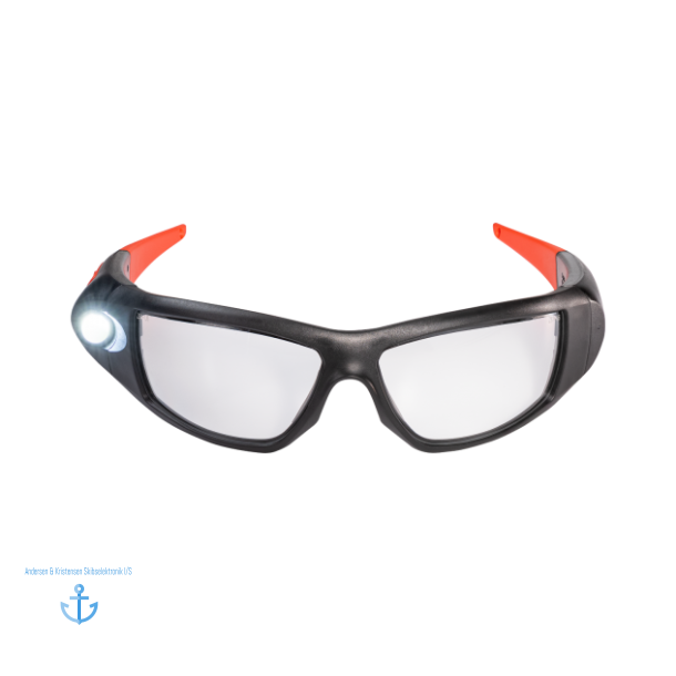 Coast Sikkerhedsbrille Med Inspektionslygte Og UV Beskyttelse - 160 LUMEN