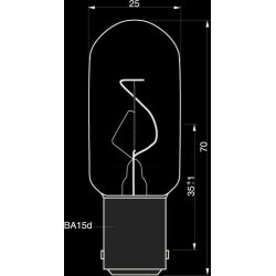 Lanternepre med lige ben 12V