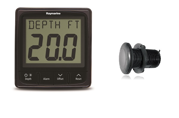 Pakkeløsning: Raymarine i50 Digital Dybde med P19 Transducer