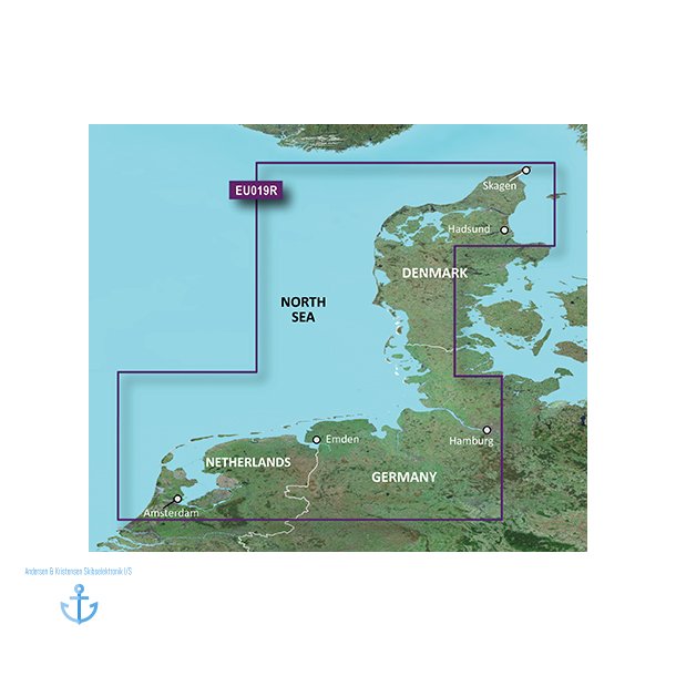 BlueChart G3 Regular HXEU 019R - lborg Bugt til Amsterdam