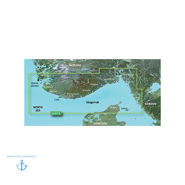 BlueChart G3 Regular HXEU 041R - Skagerak; Haugesund - Ls - Oslo