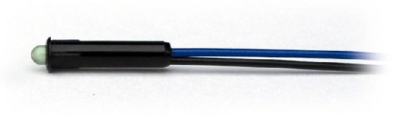 LED 3mm, grøn - rød - gul Grøn