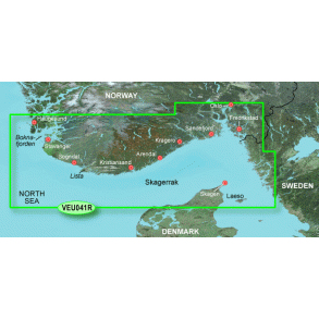 BlueChart G3 Vision Regular VEU 041R - Skagerak; Haugesund - Ls - Oslo