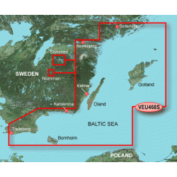 BlueChart G3 Vision Small VEU 468S - Sverige syd: Sodertalje til Trelleborg