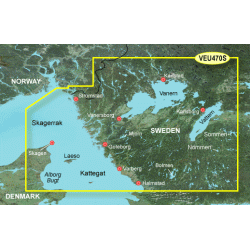 BlueChart G3 Vision Small VEU 470S - Strmstad til Halmstad; Skagerrak &amp; Kattegat