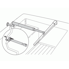 Raymarine Karmmontering til rorpindspilot D031