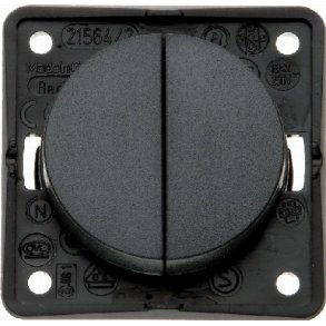 ES 230 S, brun - hvid - sort - chrome - messing