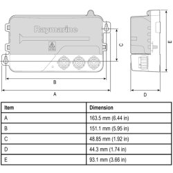 Raymarine iTC-5 Instrument Transducer Konverter
