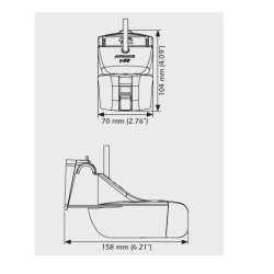 P66 Dybde Transducer til hkmontering