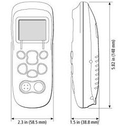Raymarine SmartController - trdls kontrolenhed til autopilot (Skal bruges sammen med Basestation)