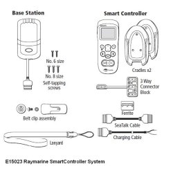 Raymarine SmartController System - Trdls Autopilot Kontrolenhed system