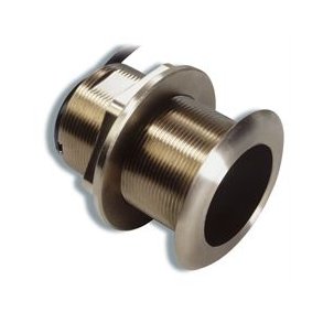 B60 Bronze Gennemfrings Transducer, Dybde og Temperatur, 12 grader Vinkling ( Passer til DSM30 & CP370 )