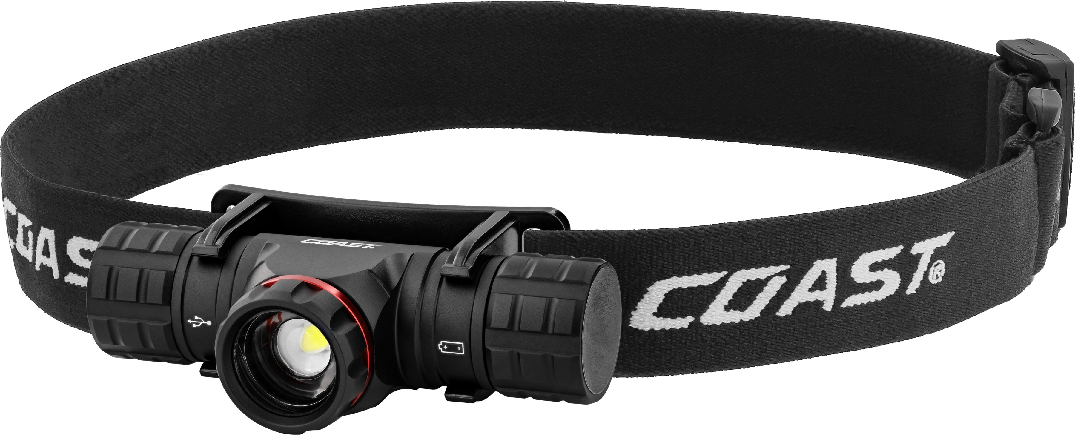 COAST Genopladelig Pandelampe (1000 Lumen)